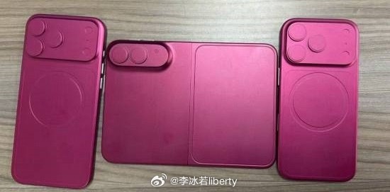 iPhone三款新机机模出炉iPhone 18 Pro Max（左）：三摄 + 