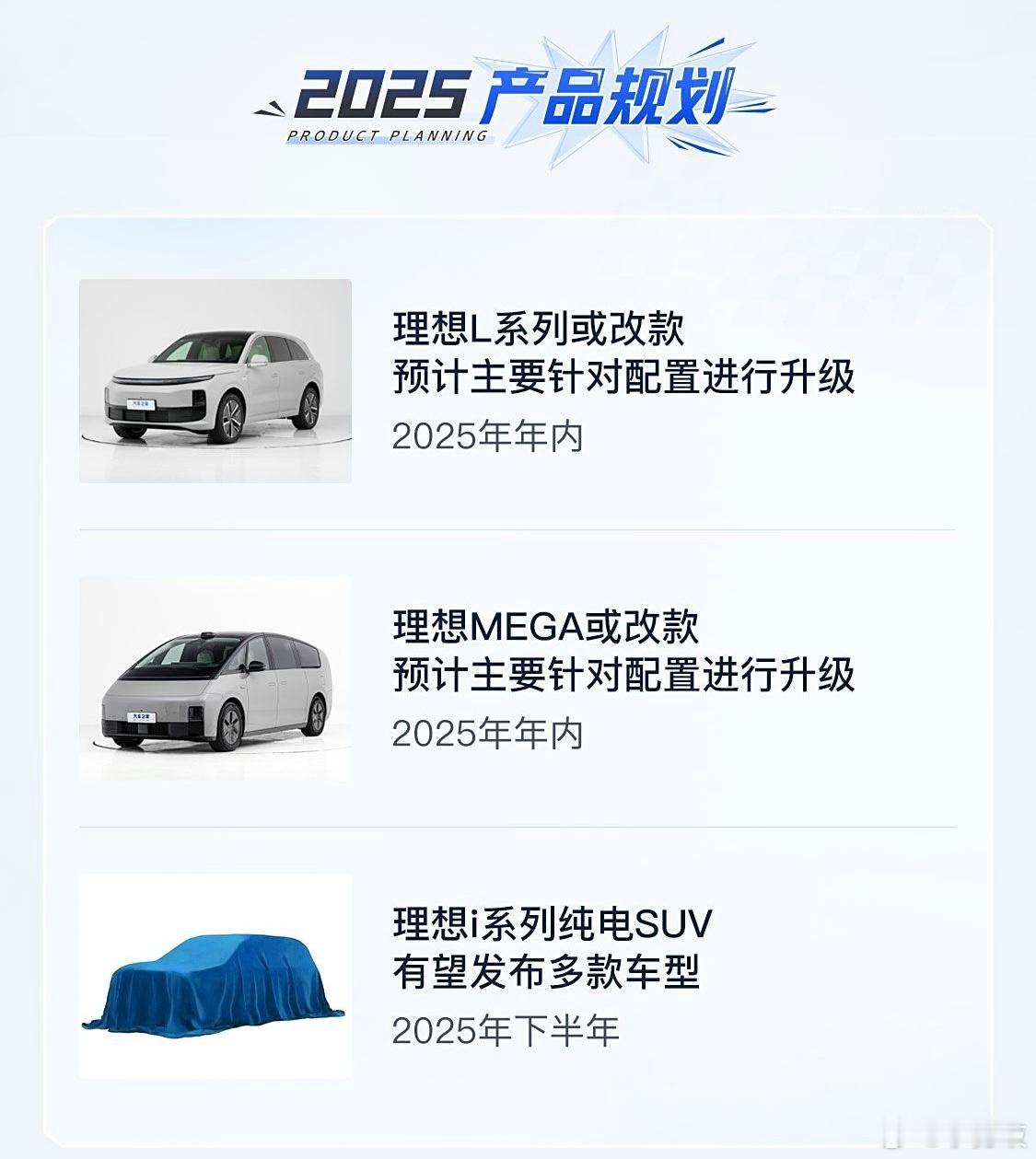 理想汽车2025年新车大爆料：全新纯电SUV领衔，将实现L3智能驾驶？在2024