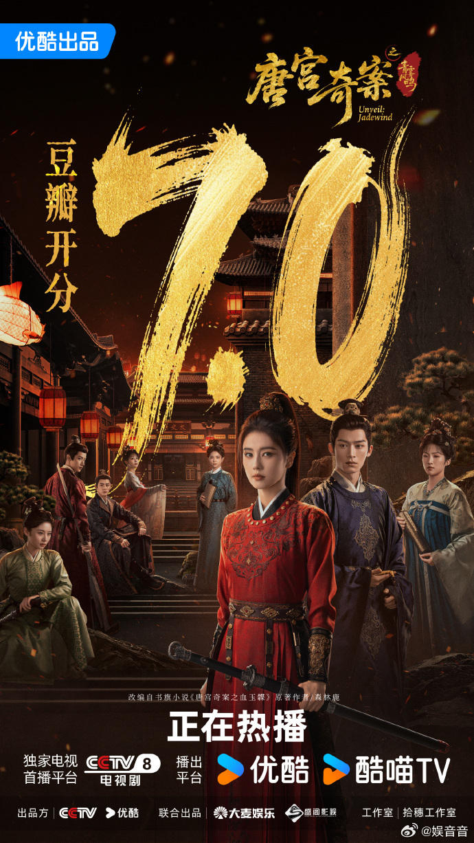 唐宫奇案开分7.0唐宫奇案 今年古装悬疑里，唐宫奇案真的站稳脚跟了📊，开分 7