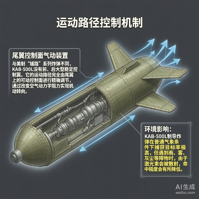 军事ai新视野 俄罗斯KAB-500L制导炸弹KAB-500L制导炸弹是苏联于2