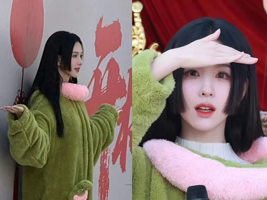 陈都灵 暗黑甜妹陈都灵太宠粉了～粉丝说好开机穿玩偶服应援，结果只有嘟嘟一个人听进