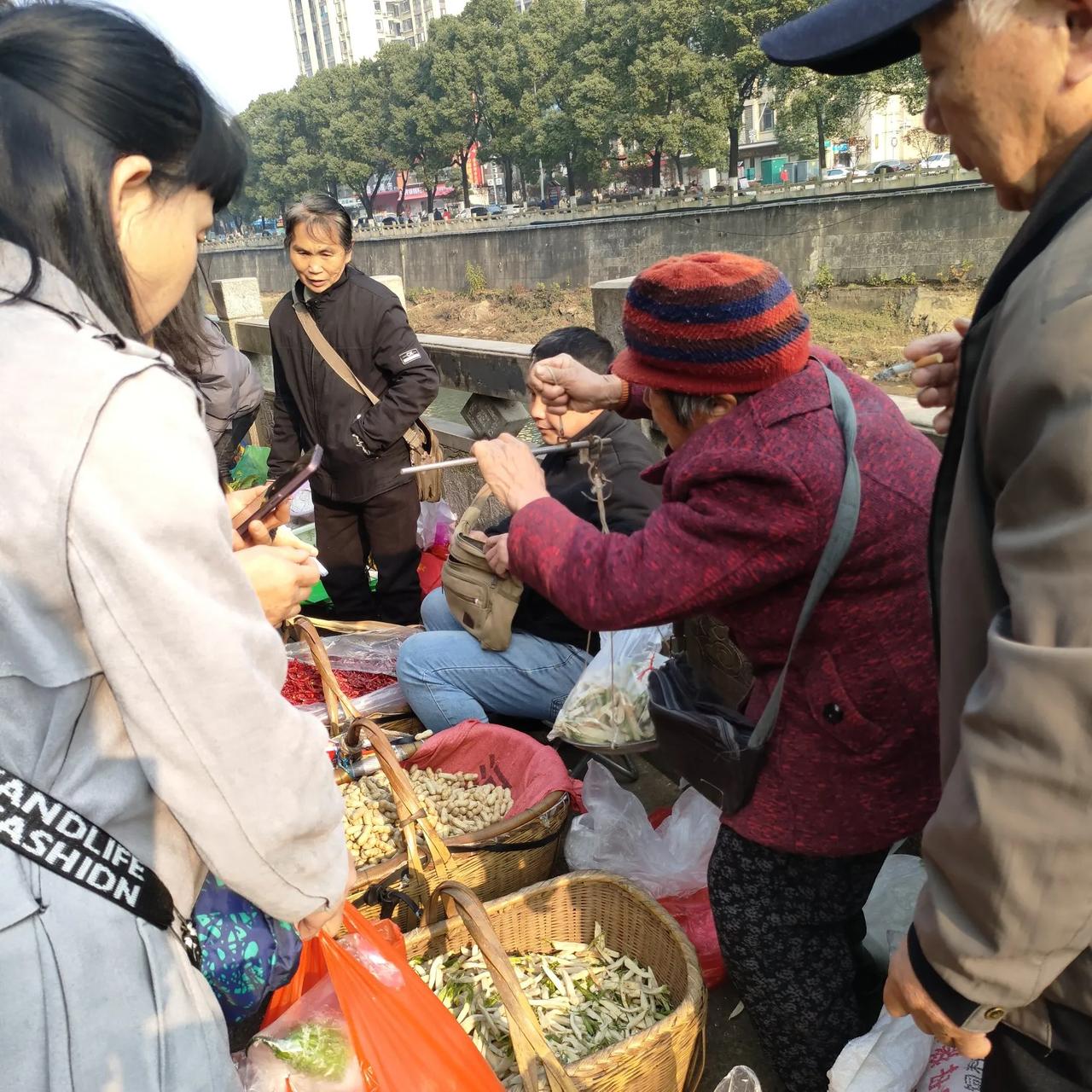 老伴制作美味的坛子菜！
今天上午送孙女上幼儿园后，我与妻子用小车推着孙子沿郴江河