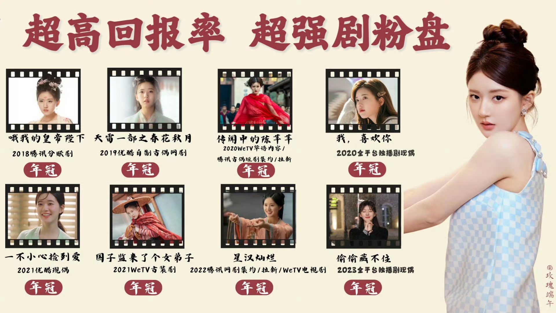 #赵露思扛剧能力# 赵露思的扛剧能力是真的顶，[鼓掌][鼓掌][鼓掌]每一部剧都