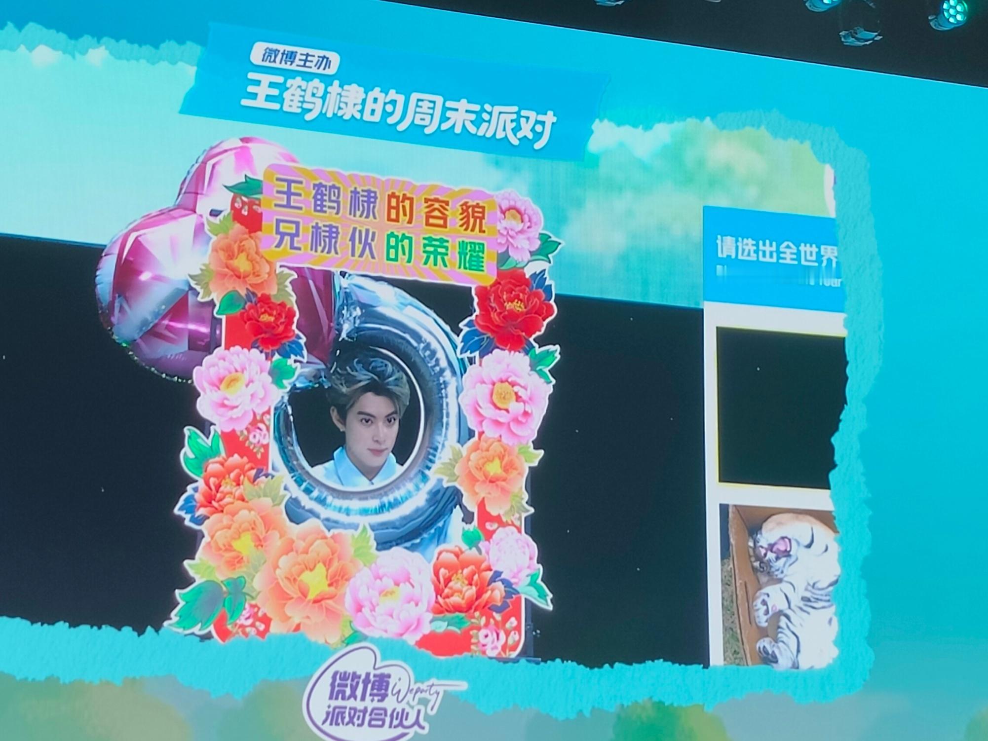 王鹤棣王鹤棣的周末派对微博派对合伙人我决定专心看，不拍了