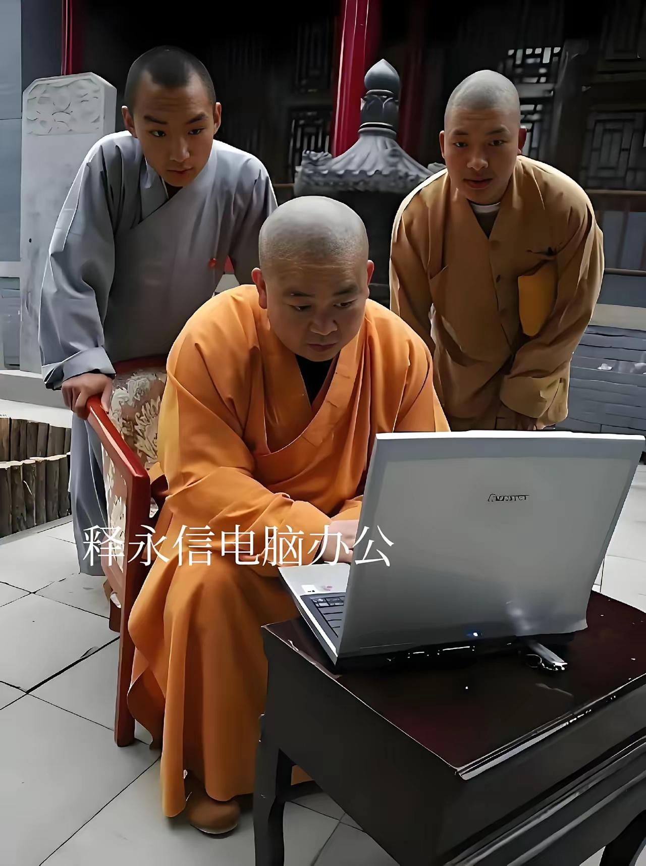 直到现在人们才发现，释大师头上并没有和尚戒疤！光头和尚没戒疤怎么回事？
​释大师