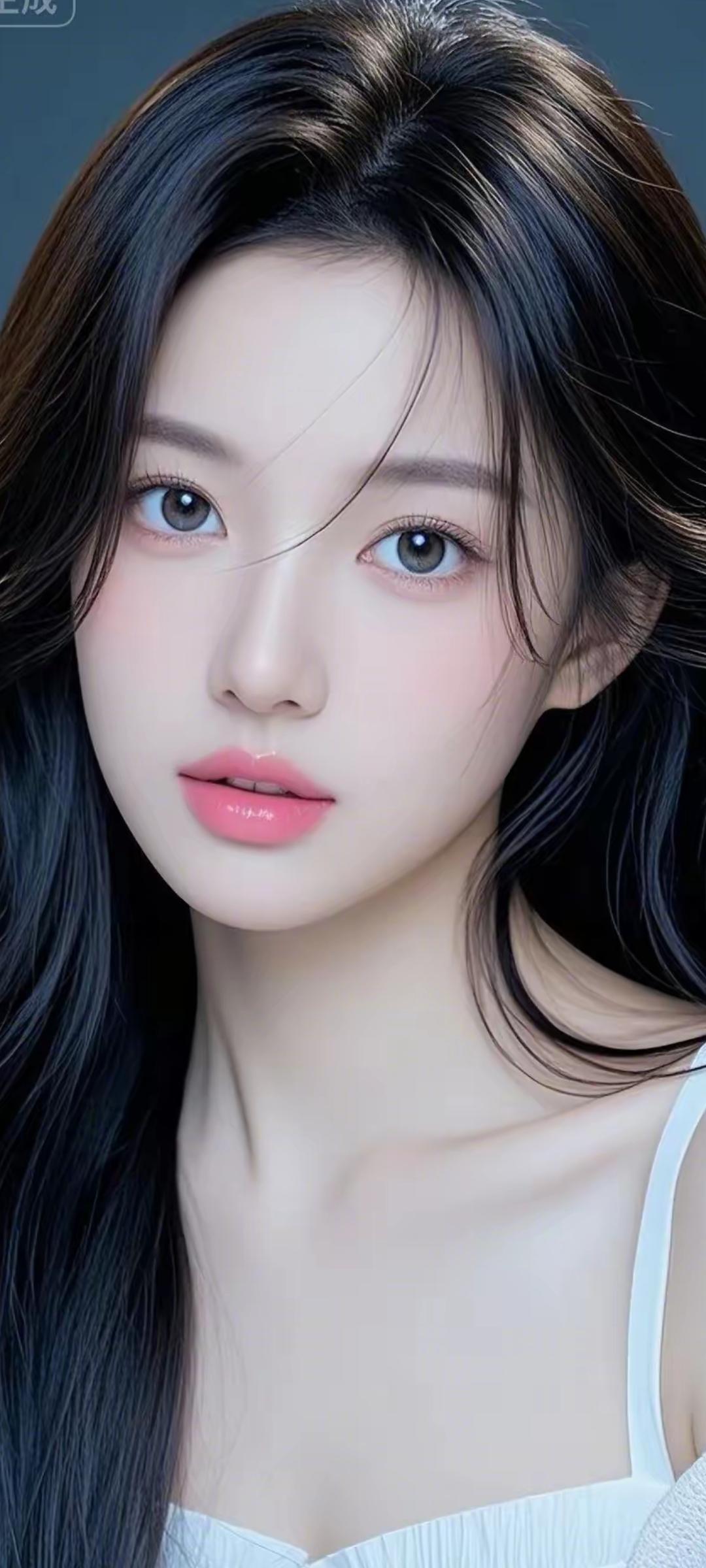 甜美少女，清新自然，温柔可人，完美无瑕。