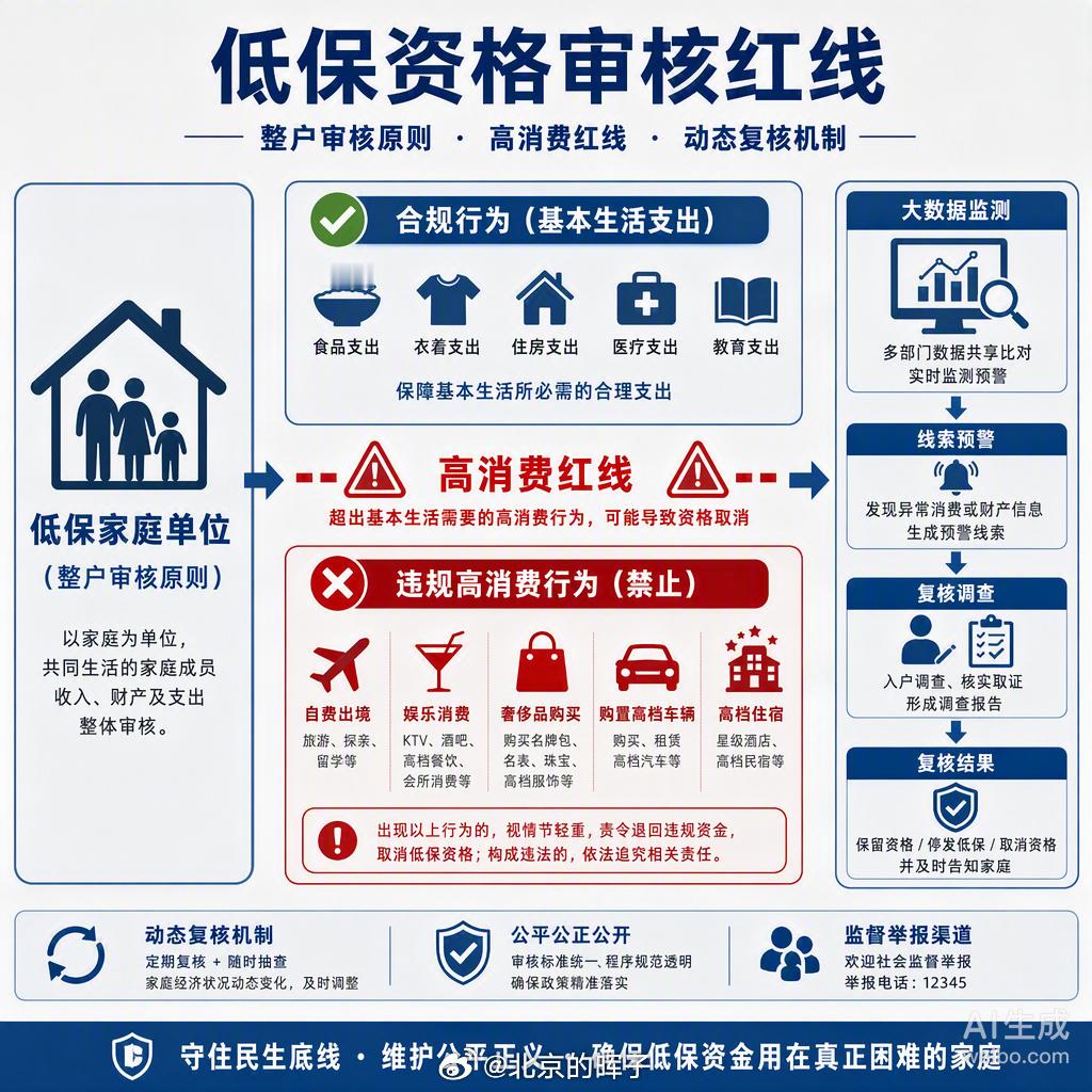 明知后果仍去香港看演唱会，全家低保被取消，这事儿真不冤。低保是兜底救命钱，不是个