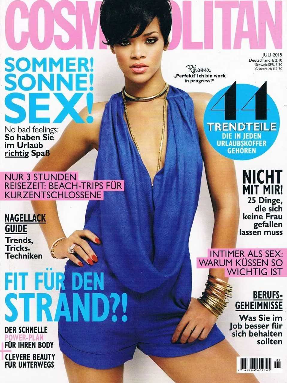 【来自投稿】德国版《cosmopolitan》杂志2015年7月刊封面，封面人物