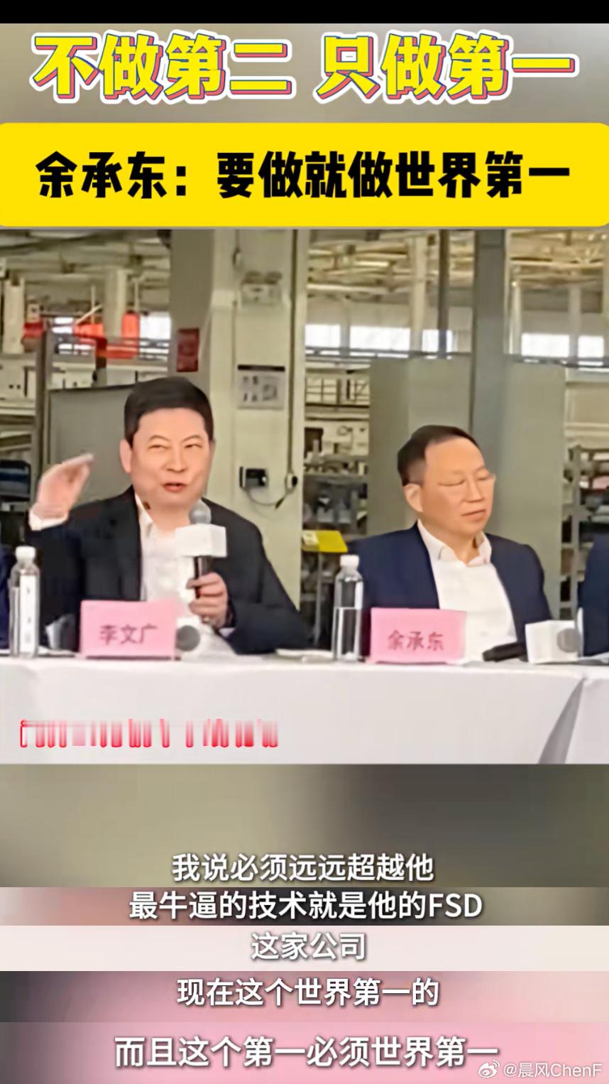 承认FSD世界第一超越FSD成为新世界第一我还是挺期待华为的技术leader能真