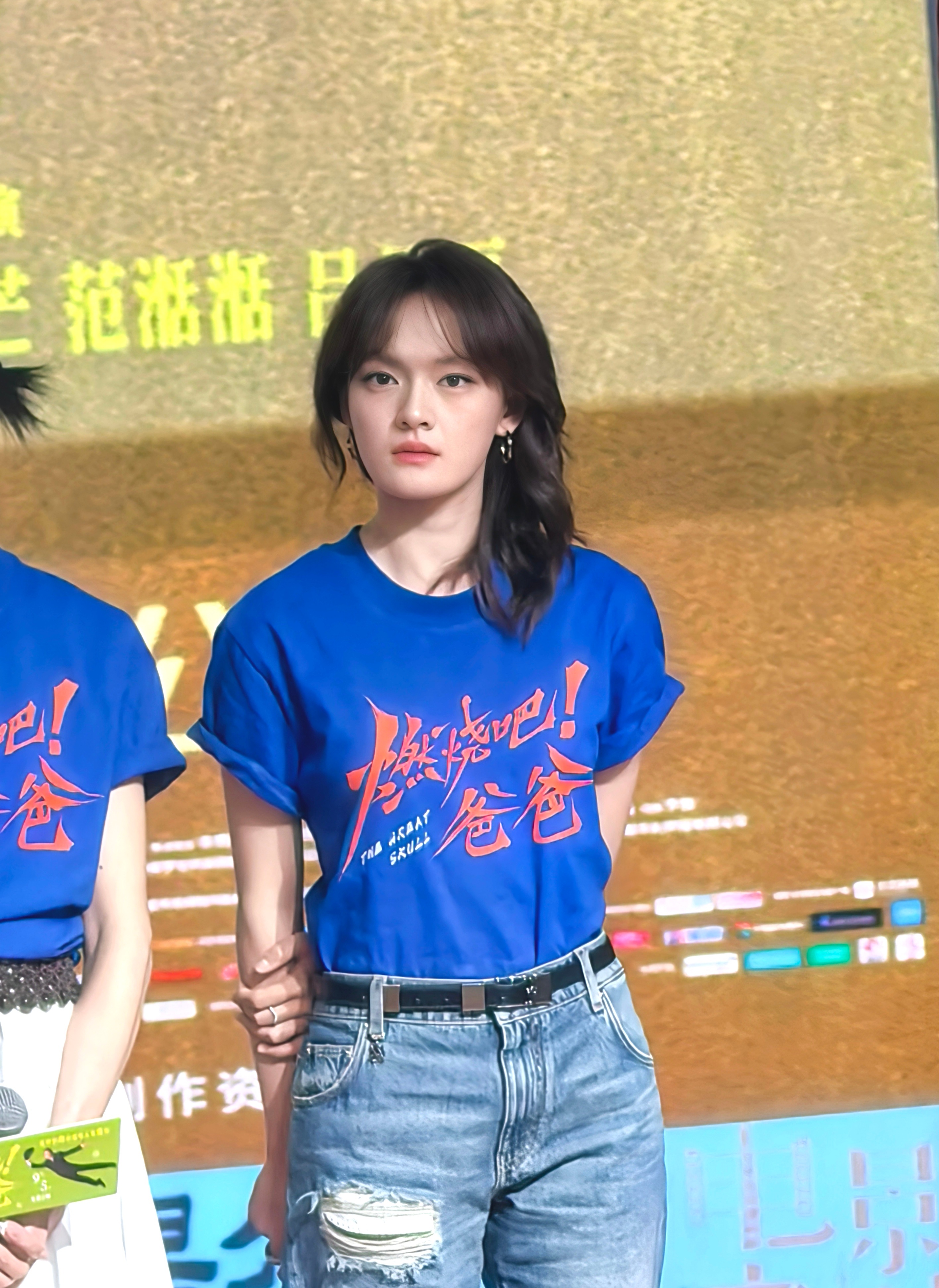 文淇、倪虹洁9月1日在上海第一站路演现场的一些留影~图中还包括《燃烧吧，爸爸！》