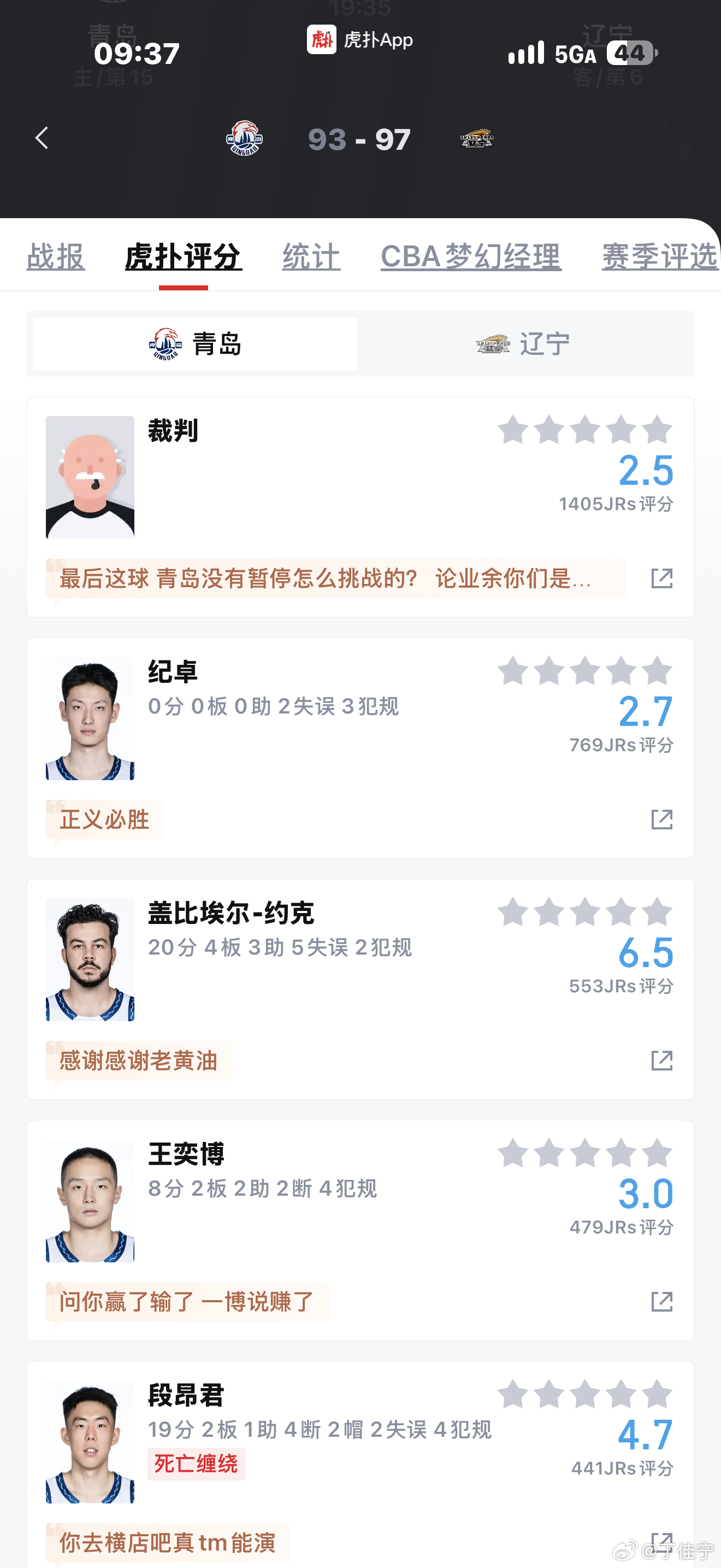 辽宁男篮主帅回应战胜青岛男篮乌戈指导：我认为我们整体这场比赛打得非常好，在青岛想
