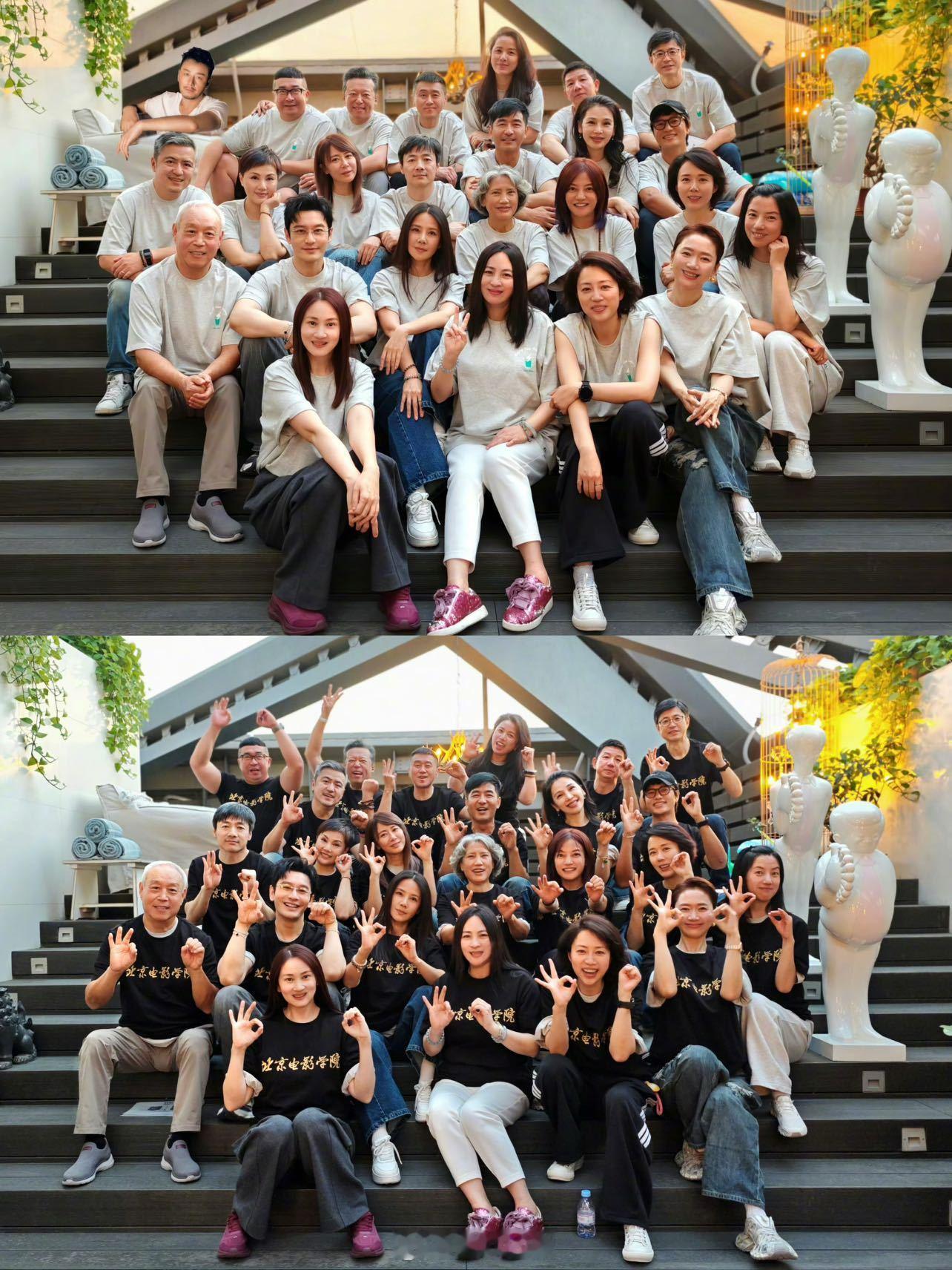 黄晓明大合照状态黄晓明96班30年合照状态96班30年合照，晓明哥还是那个少年，