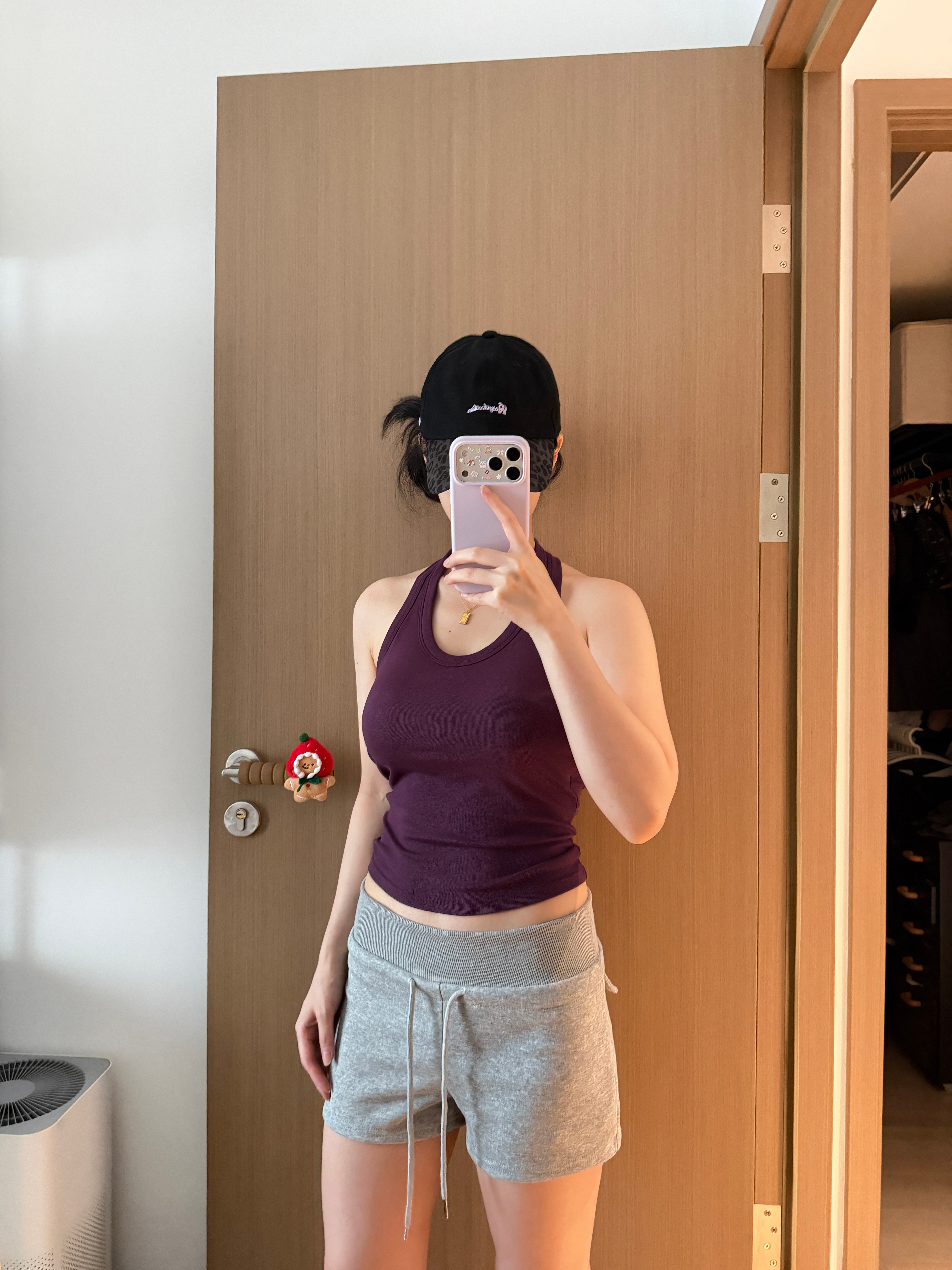 随橙想 试了五六件新衣服 最显瘦的是30多块的背心和短裤 背心一点都不勒！ 
