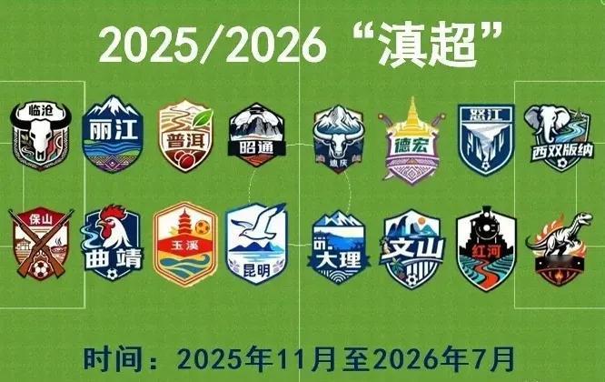 苏超太火啦！云南的“滇超”联赛来啦！滇超联赛的揭幕战将于11月29日在玉溪举行，