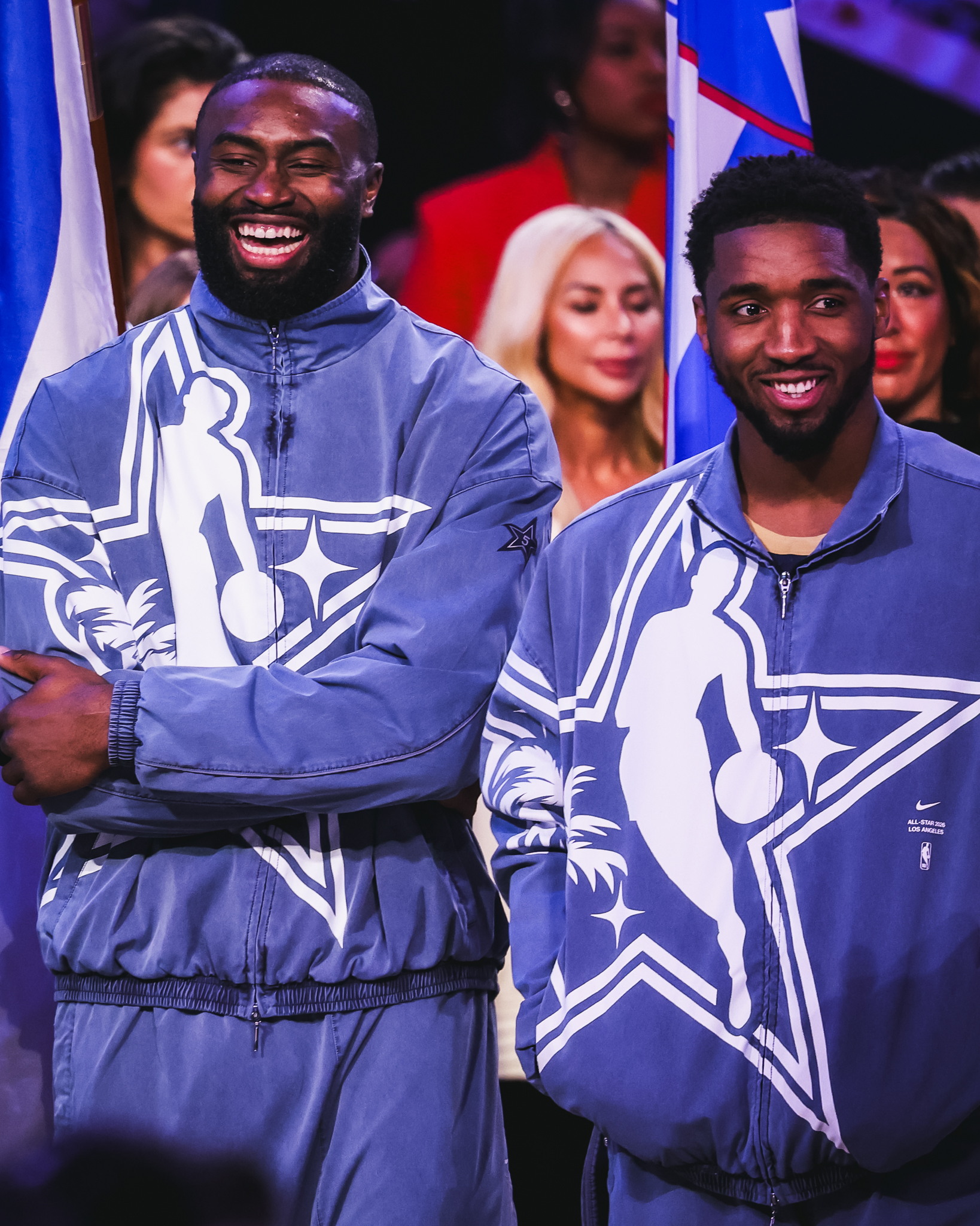 杰伦-布朗在全明星赛上玩得很开心哟~波士顿凯尔特人 ｜DifferentHere