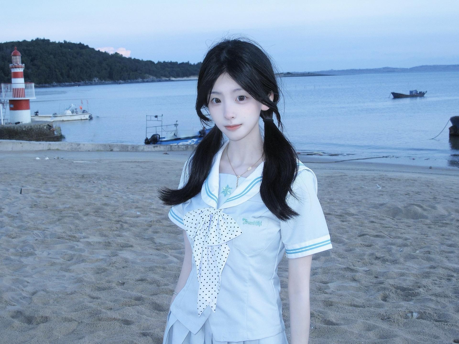 海边 傍晚 夏天