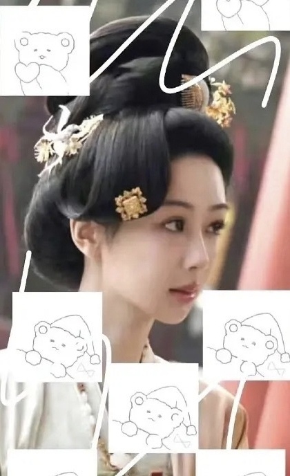 #杨紫国色芳华造型# 哇哦～杨紫《国色芳华》造型好好看啊[送花花]雍容华贵，绝代