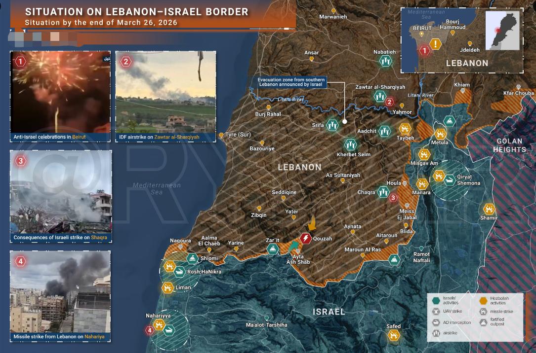 以色列武装部队计划占领利塔尼河以南的整个地区，直至该地区对民众安全且真主党势力完