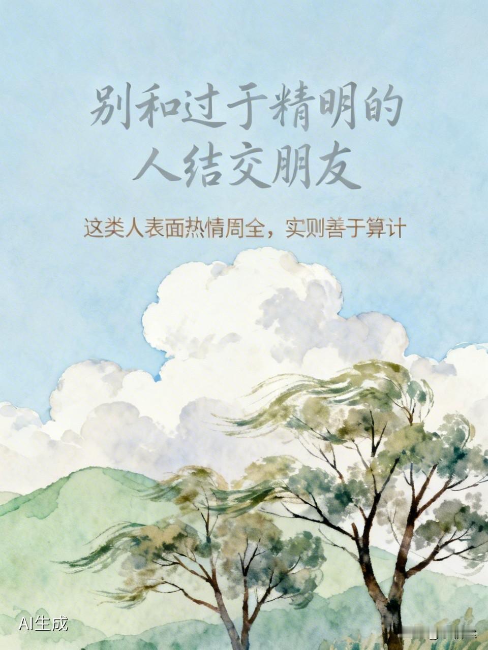 别和过于精明的人结交朋友，你会发觉那些尤其能言善辩、情商超群的人，私下里都格外善