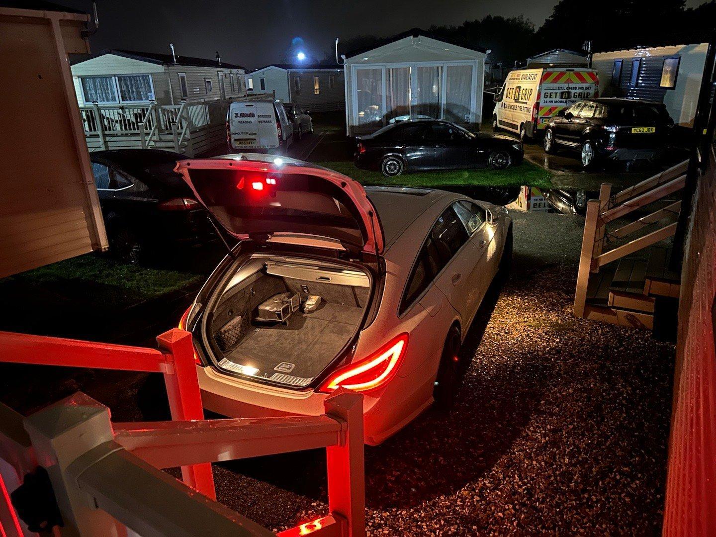 I'm camping tonight.  ​​​