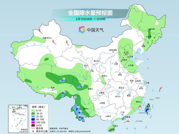 今明天南方多地升温降雨缩减 后天起新一轮降雨开启