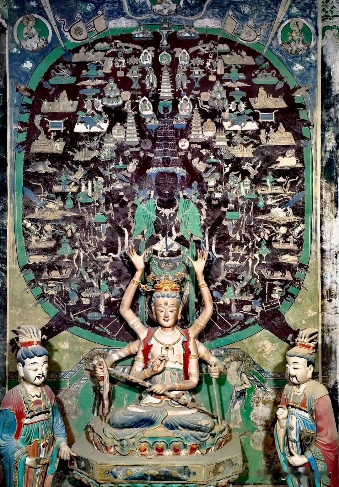 敦煌西夏神作！观音手里居然拿着锄头镰刀
很多人只知道莫高窟，却忽略了榆林窟这件旷