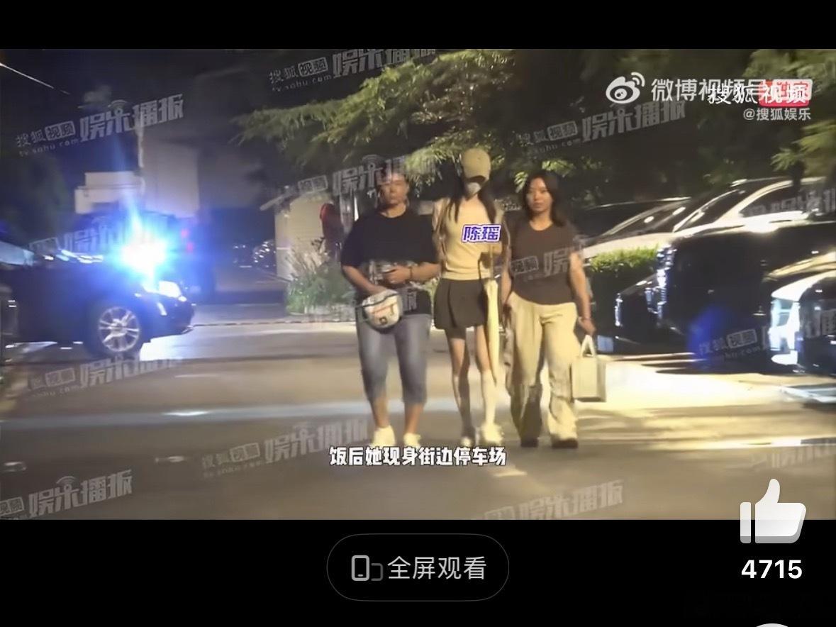 陈瑶开车出门忘关后备箱雨夜开车出门吃饭，吃完溜达回停车场才发现后备箱一直开着， 