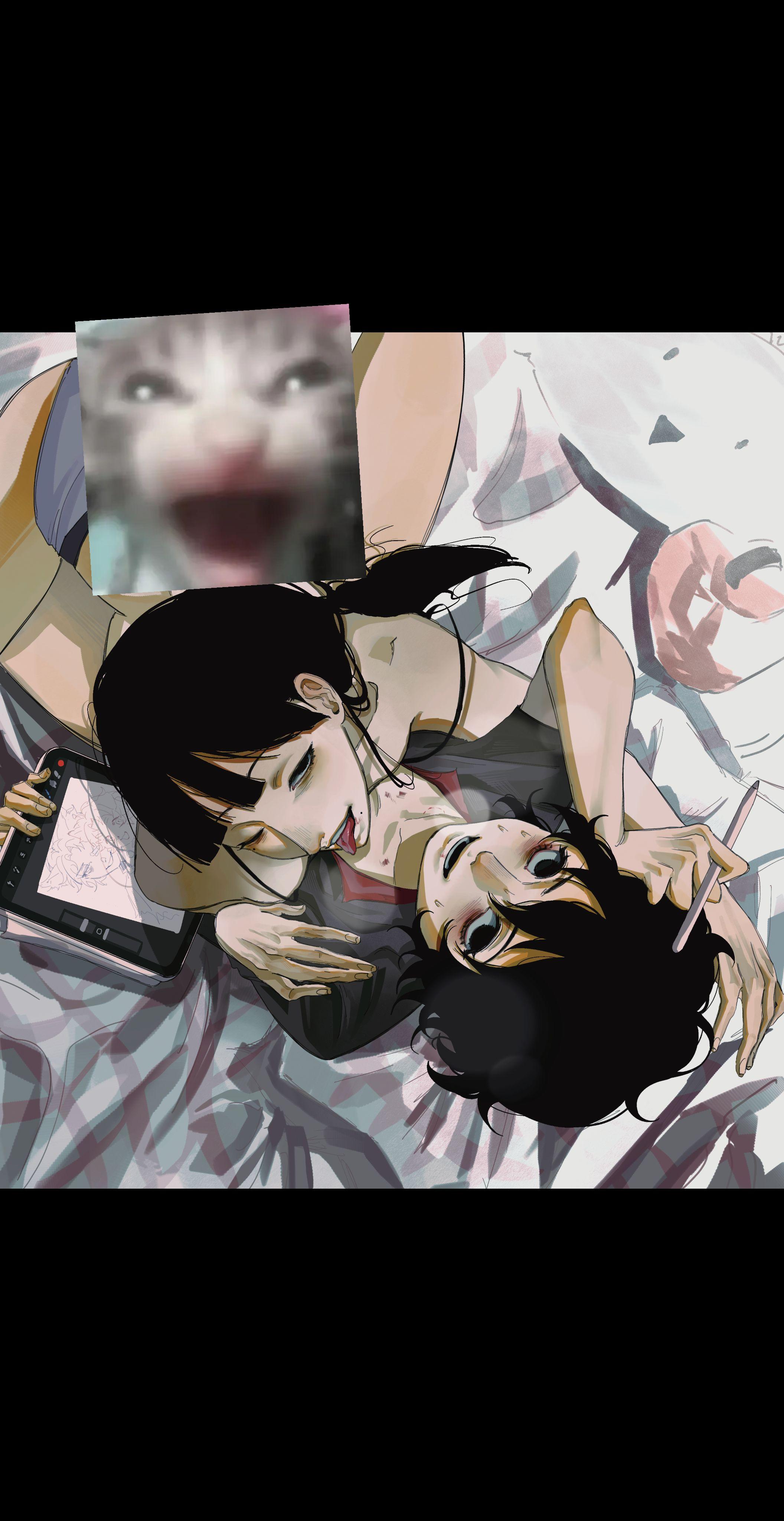 每天就这样我边画画边。