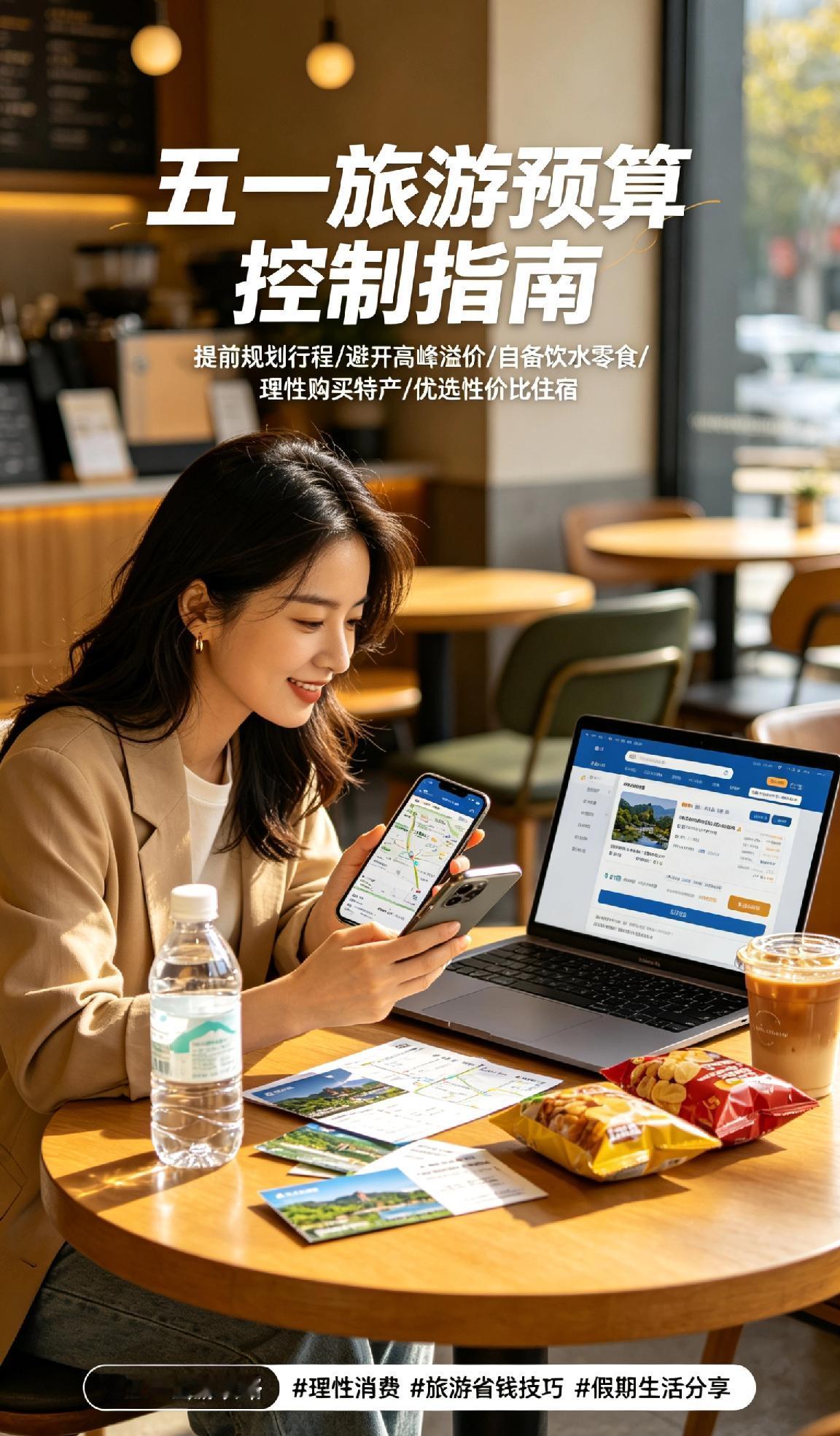 五一出游人人向往，既想尽兴游玩，又不想花销超标，学会合理控预算特别重要。
提前做