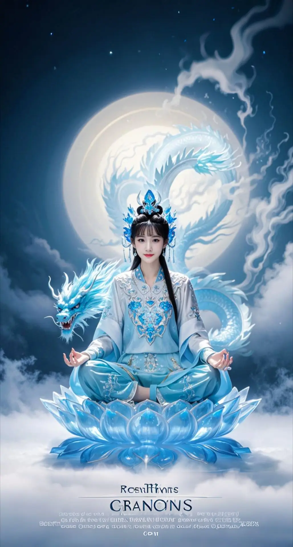 AI扩图 AI青华帝君影记