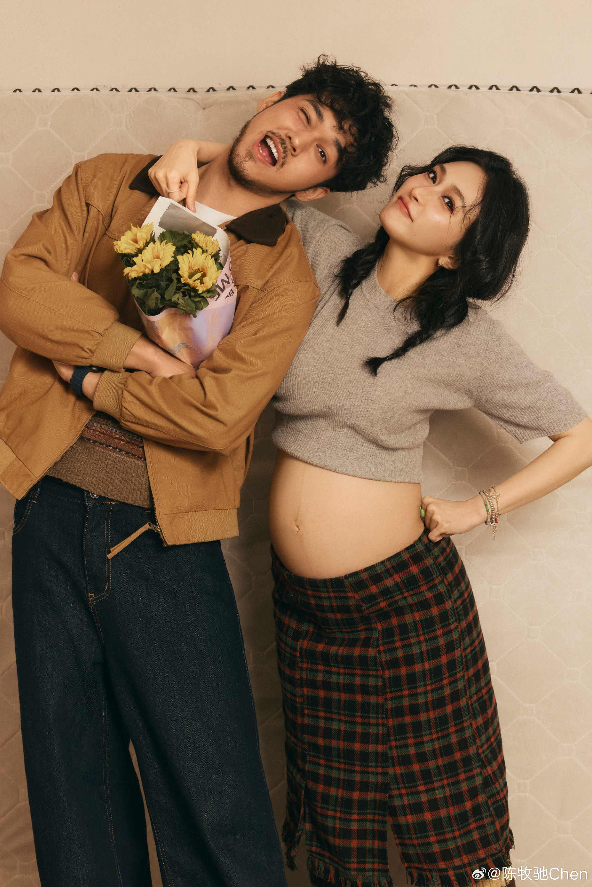 陈牧驰陈冰官宣得子，他们的感情和普通人一样，恋爱，结婚，生子，彼此陪伴。陈牧驰陈