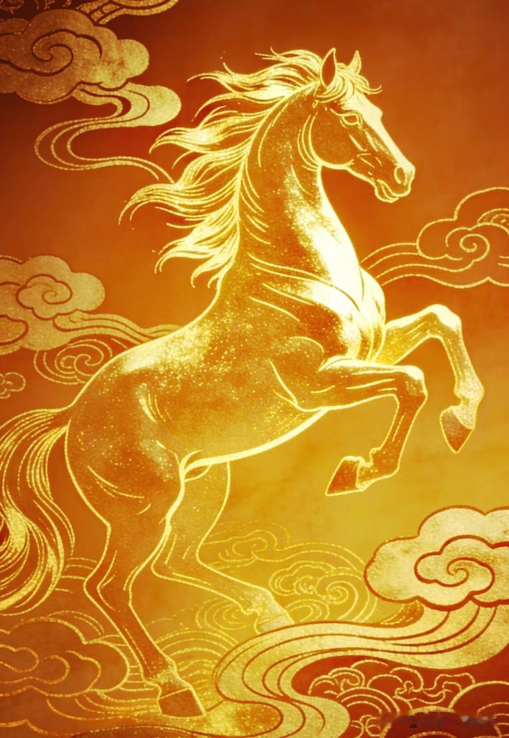 去岁千般皆如意，
马年万事定称心。