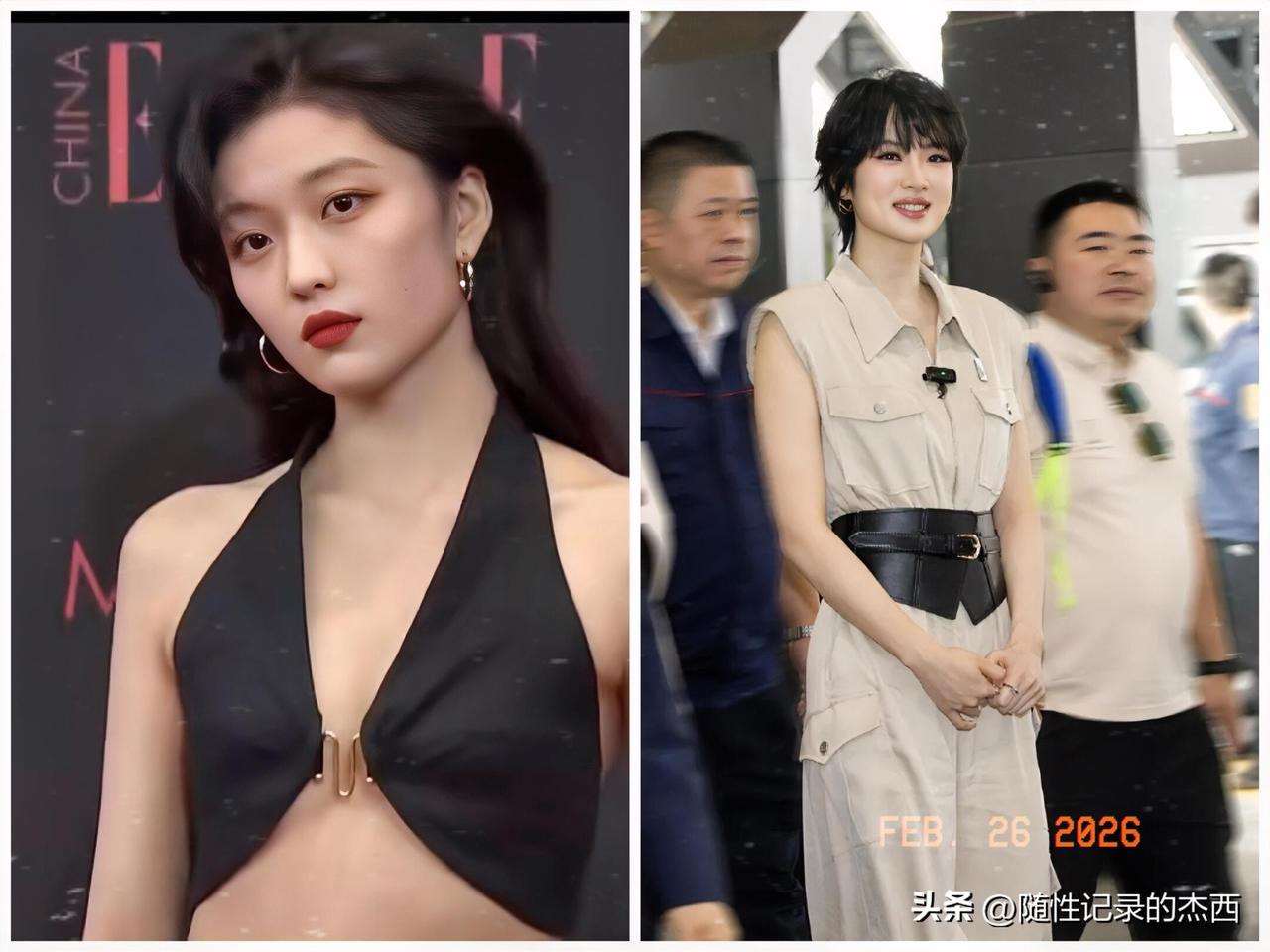 姚安娜的演技虽然没有孙千好，但不管在什么场合，每一次她出来都是大大方方的，衣着得