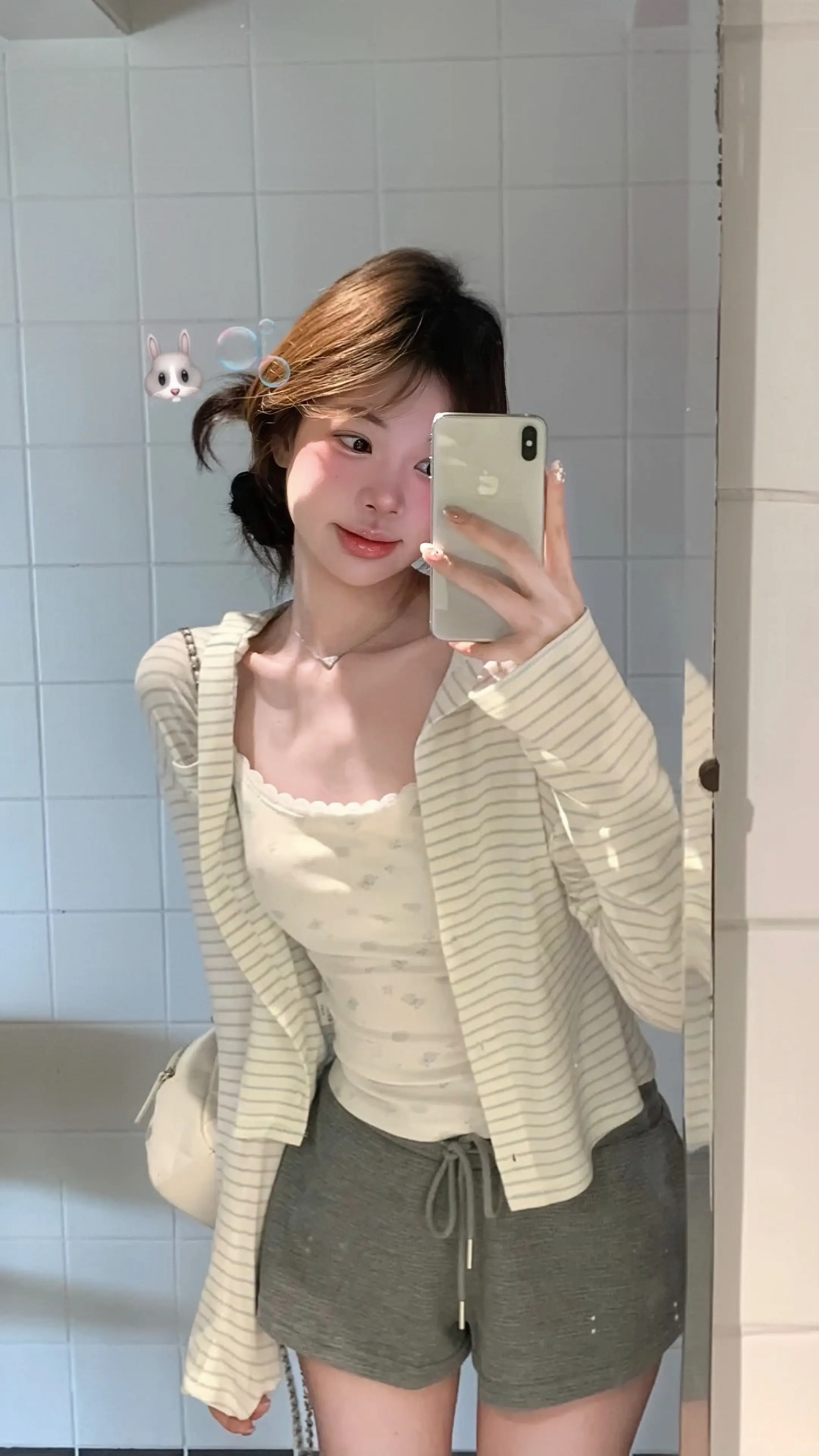 好韩的一套～夏季梨形身材穿搭毫不费力地打开初秋穿搭