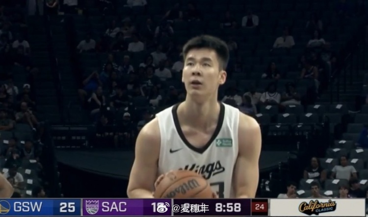 今天结束的一场NBA夏季联赛，国王以91比85击败勇士蓝队，郭昊文获得出场机会，