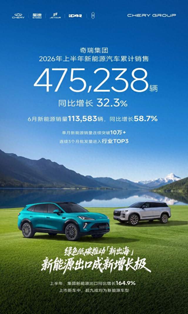 国产新能源汽车品牌排行榜更新，奇瑞的上升线很清楚