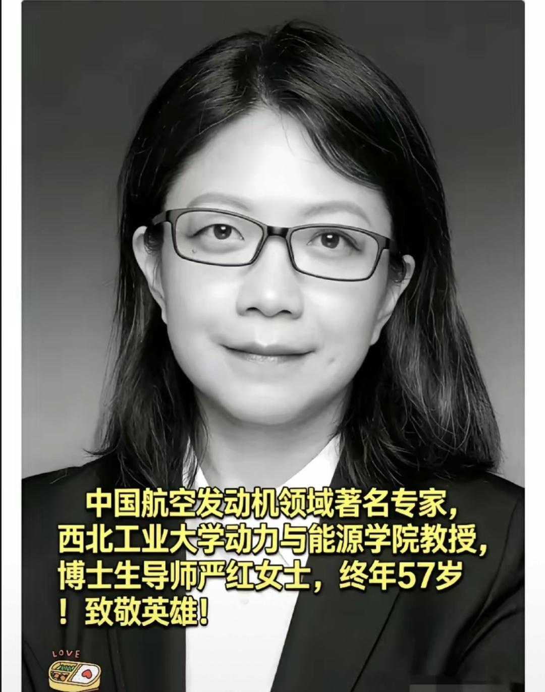 西工大教授3月24日走了，张雪峰那条视频上了热搜，而讣告静静躺在学院官网。
严红