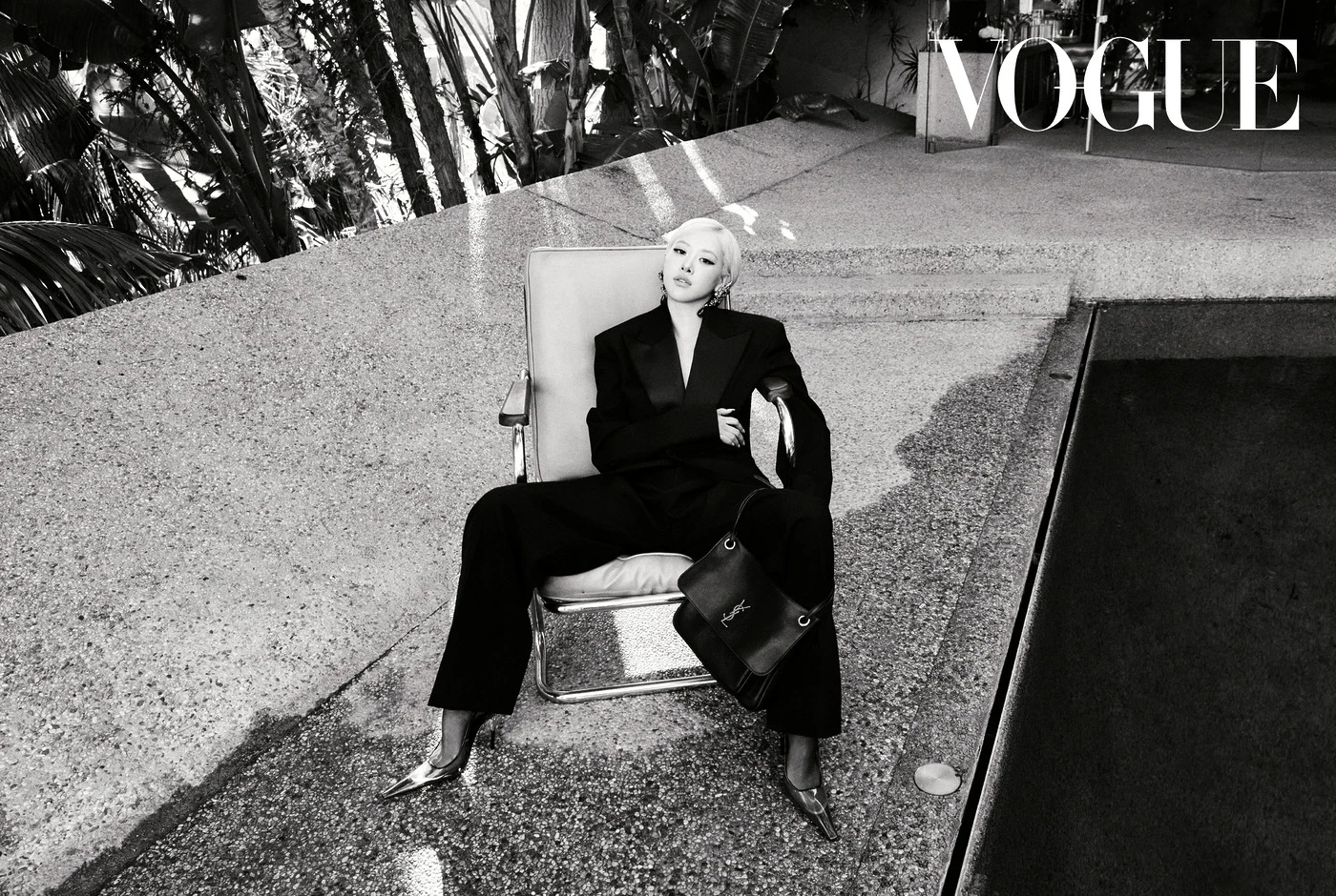 朴彩英ROSÉ x Saint Laurent x VOGUE Korea韩版V