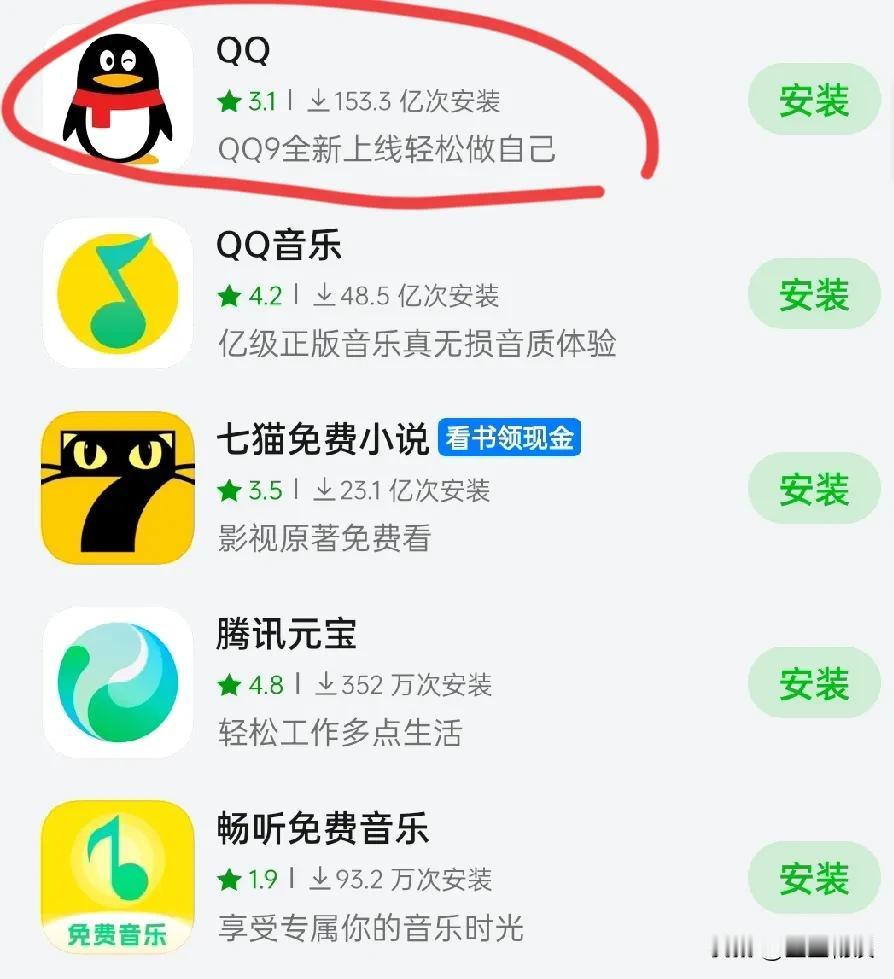 有和我一样的吗？手机里已经把QQ下载了，不在用它。即使用也是用个邮箱。微信朋友圈