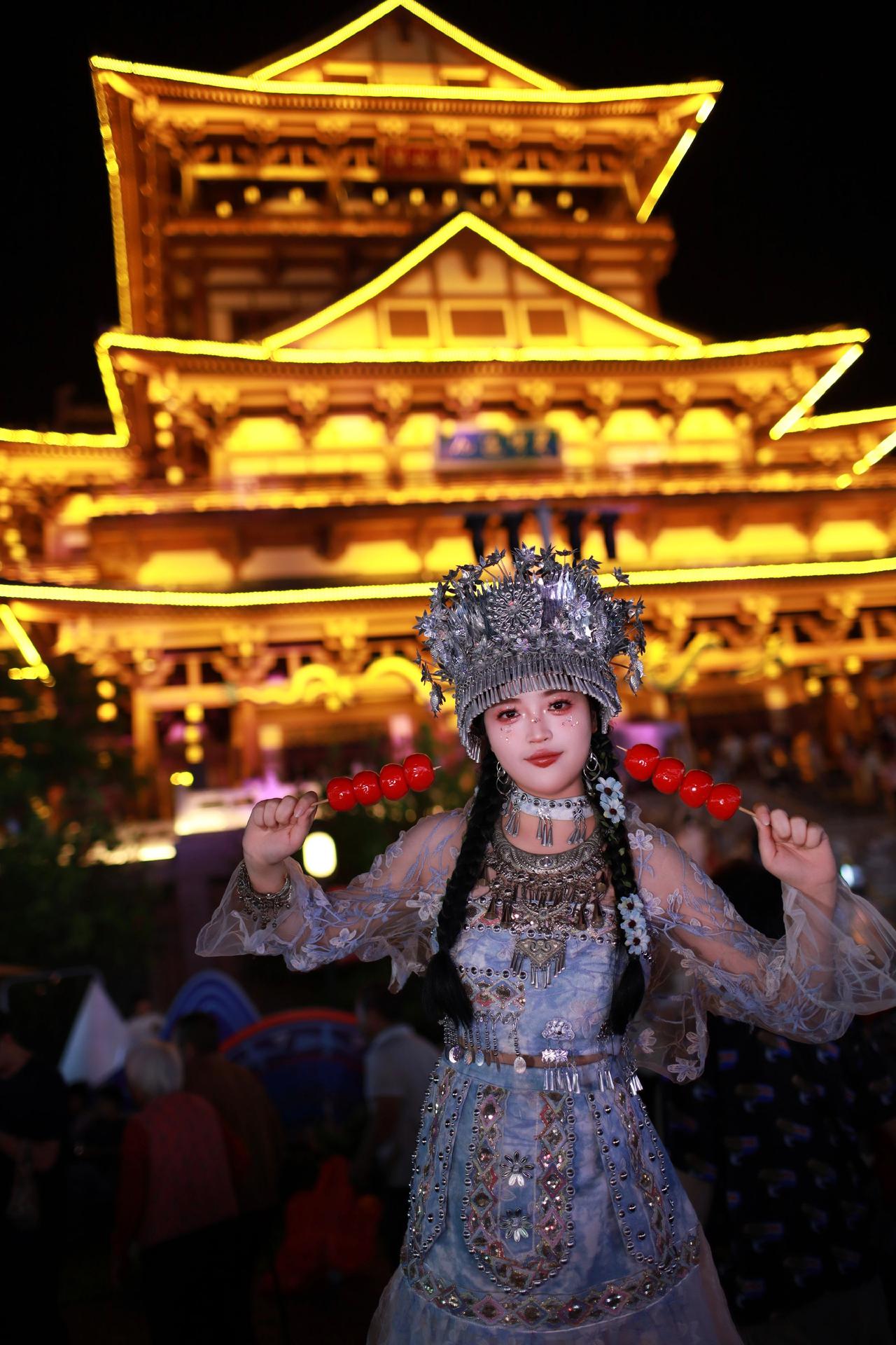 苗疆之夜 苗服体验卡 我在苗疆等你 欢迎来到苗疆 苗族公主