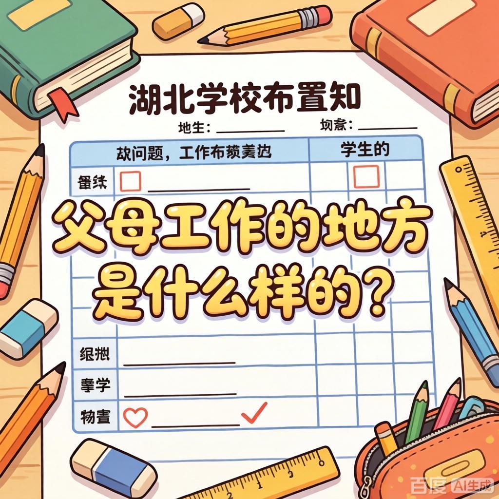 湖北一学校“五一”作业引广泛质疑！
填写“父母职业观察单”，疑是让教育变了味！