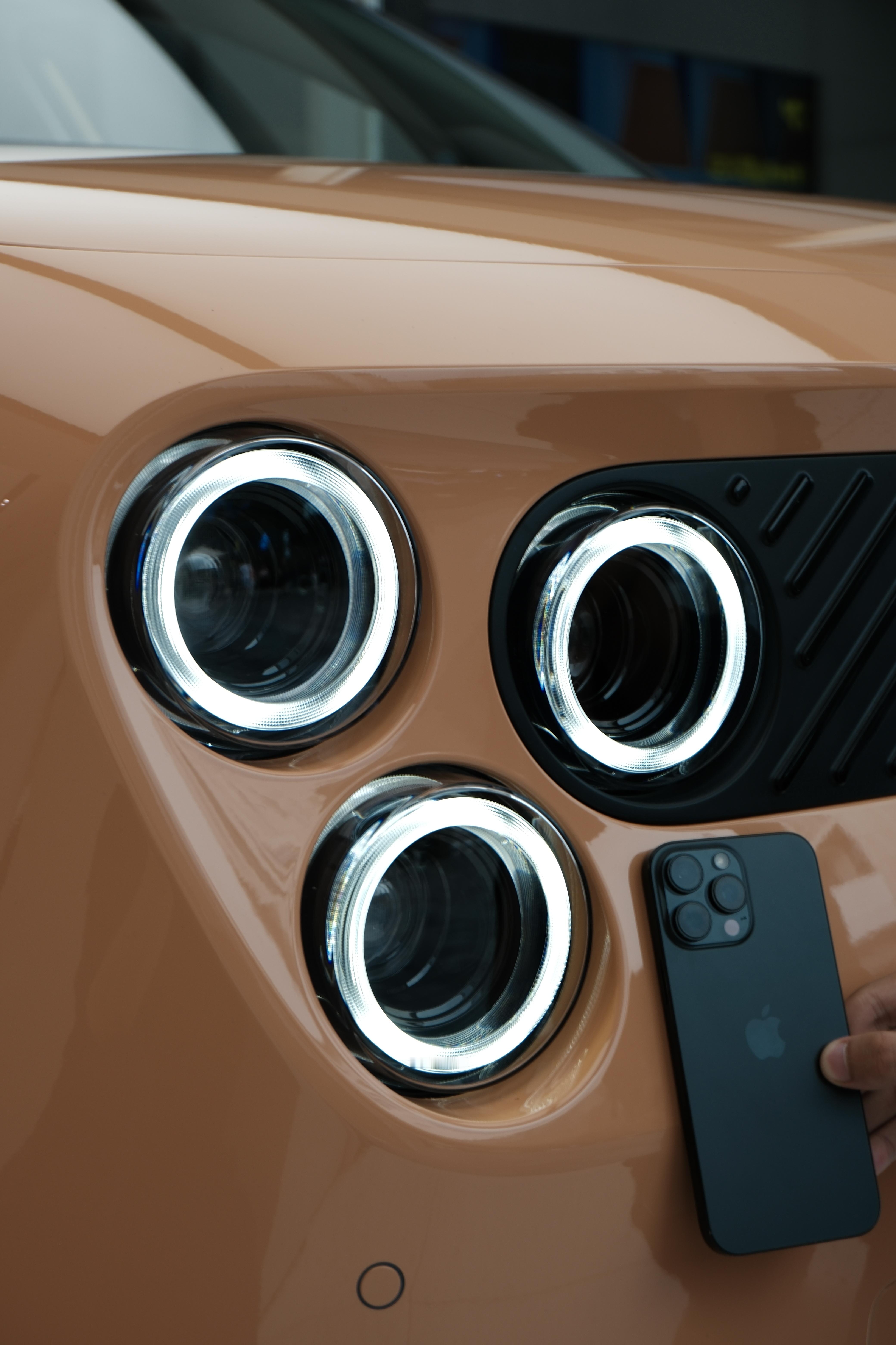 这个车灯已经变成萤火虫的符号了。大v聊车蔚来 萤火虫