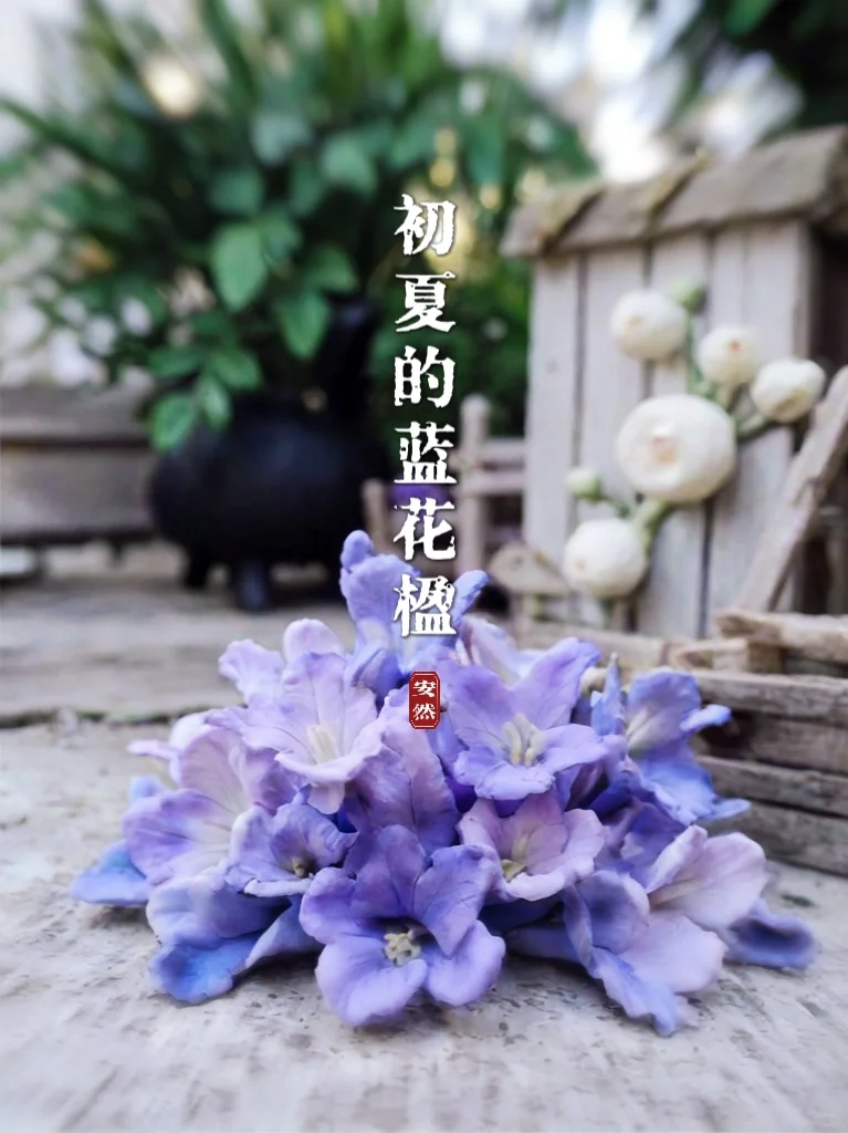 蓝花楹盛开｜粘土特效的蓝花楹，变身！
