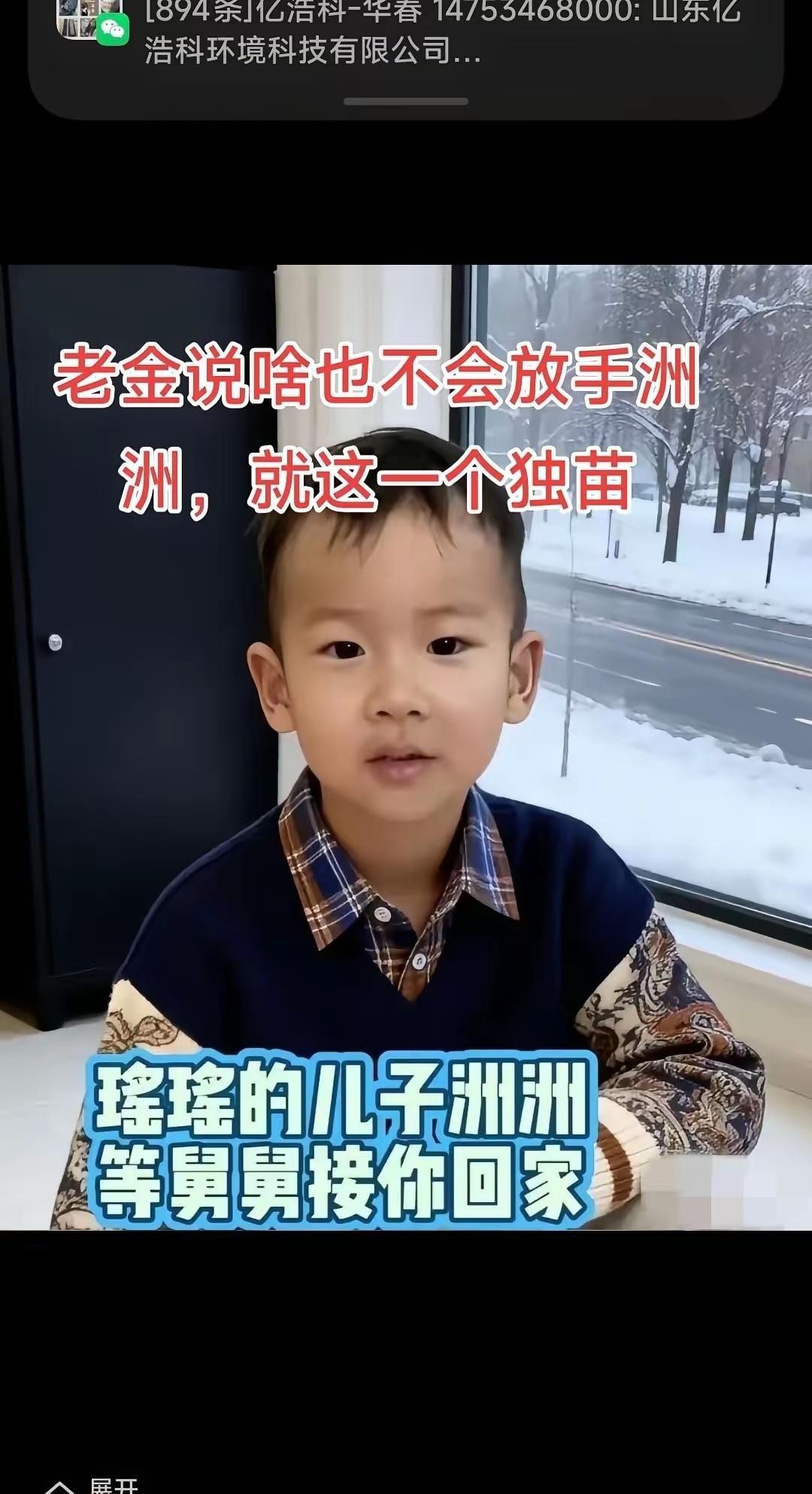 瑶瑶弟弟有人留言，问洲洲回来了吗？他说没有，但不会放弃拿回外甥的抚养权。
舅舅态