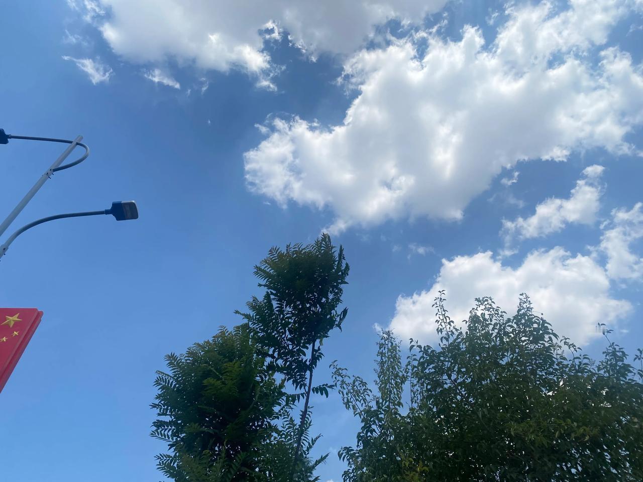 今天的天气不错