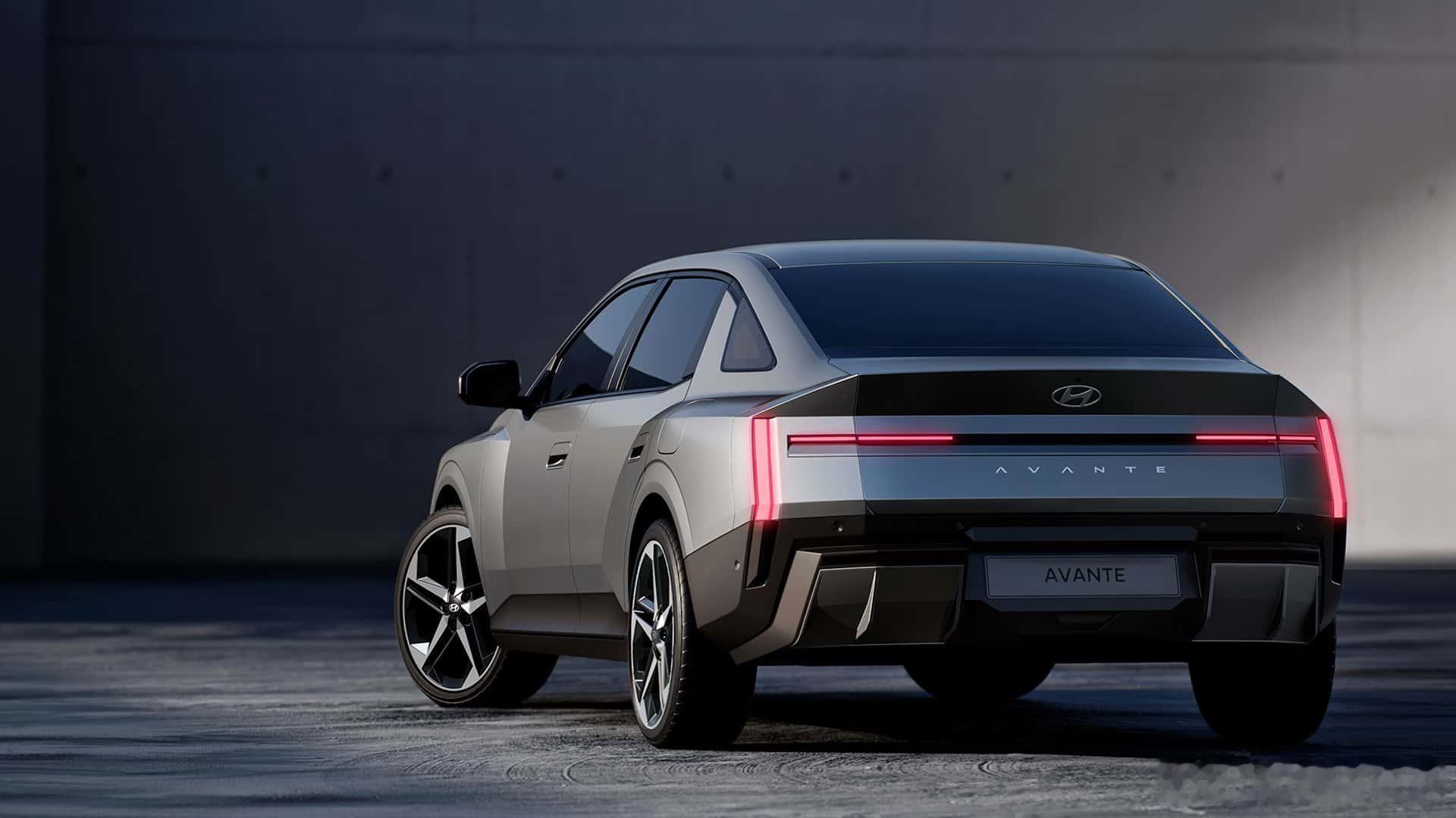 🔻Hyundai Avante，一种船新的虚假L113长度设计风格🔻韩国人这