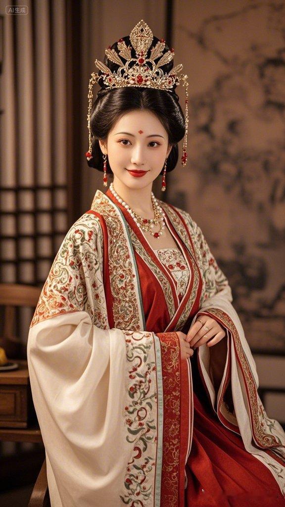 穿越时空的古典美人，一袭华服惊艳四座！