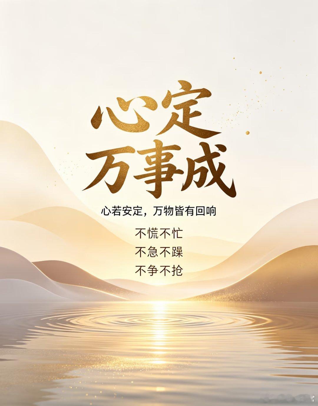 快也好，慢也罢， 各按其时，终会成为美好。 