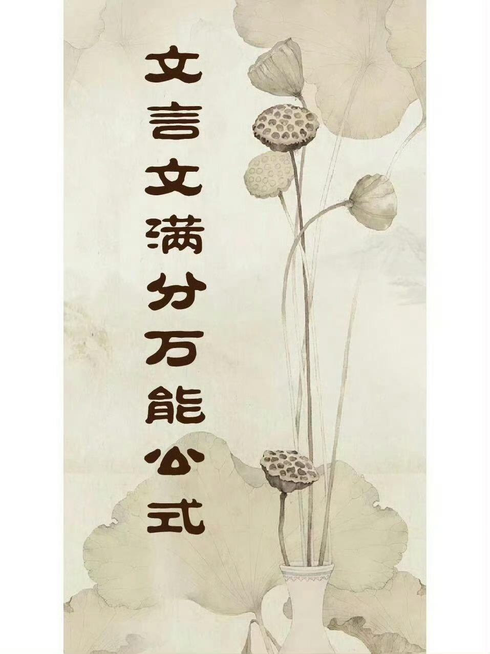 学文言文是有公式的，这些要点助你读懂会翻译 