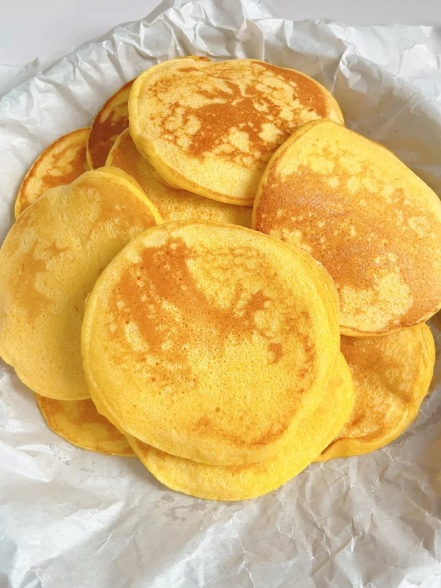 奶香玉米饼，5分钟搞定孩子早餐